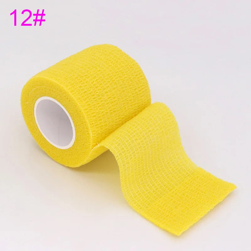 COYOCO Colorful Self Adhesive Elastic Bandage 4.8m Sports Wrap Tape For Knee Support Pads Finger Ankle Palm Pet Tattoo Wrist