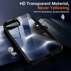 Colour Back Transparent Shockproof Phone Case for iPhone 16 15 14 13 12 11 Pro Max 7 8 Plus XR Xs 12 Mini Silicone Bumper Cover