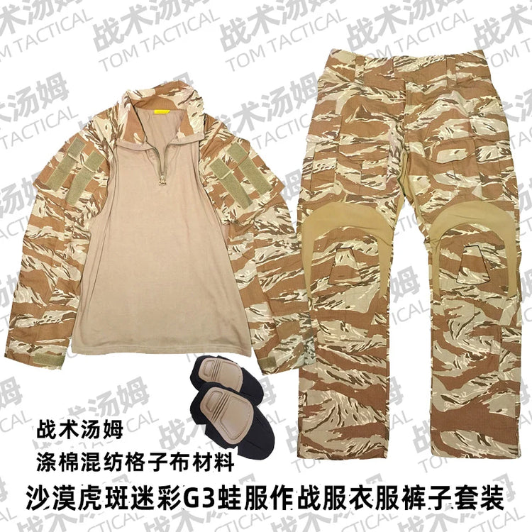 Desert Tiger Camouflage GEN3 G3 Training Tactical Hunting Combat Training Special Force Hiking Camping Climbing Suit