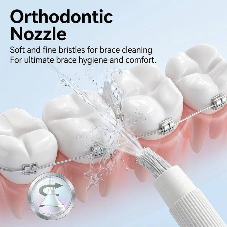 Replacement Oral Irrigator Nozzles, Water Flosser Brush Heads Compatible with L-8/9/12/13/15, Dental Scaler Tips, Oral Care