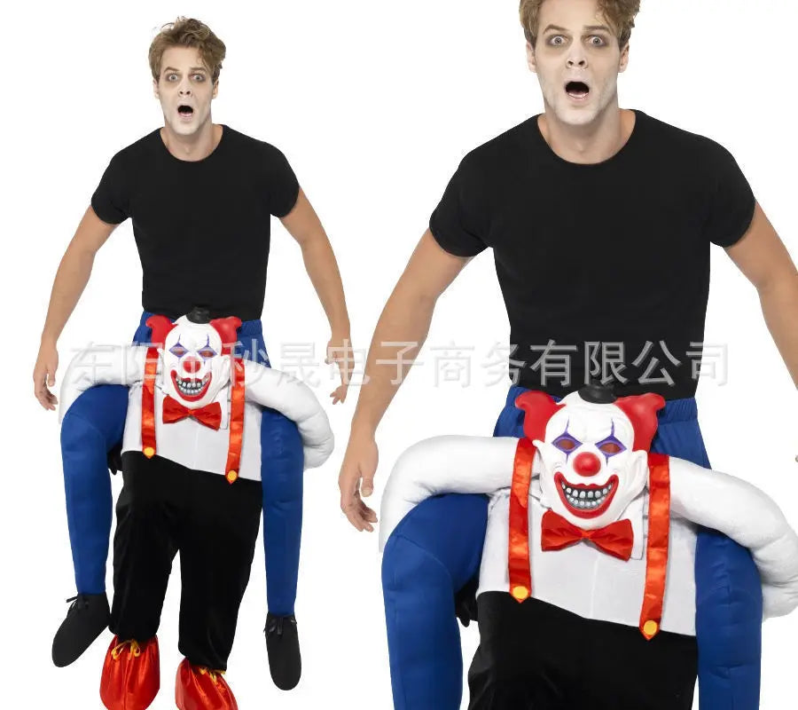 2023 New Animal Doll Prosthetic Leg Pants Halloween Spoof Costume Magic Back Pants