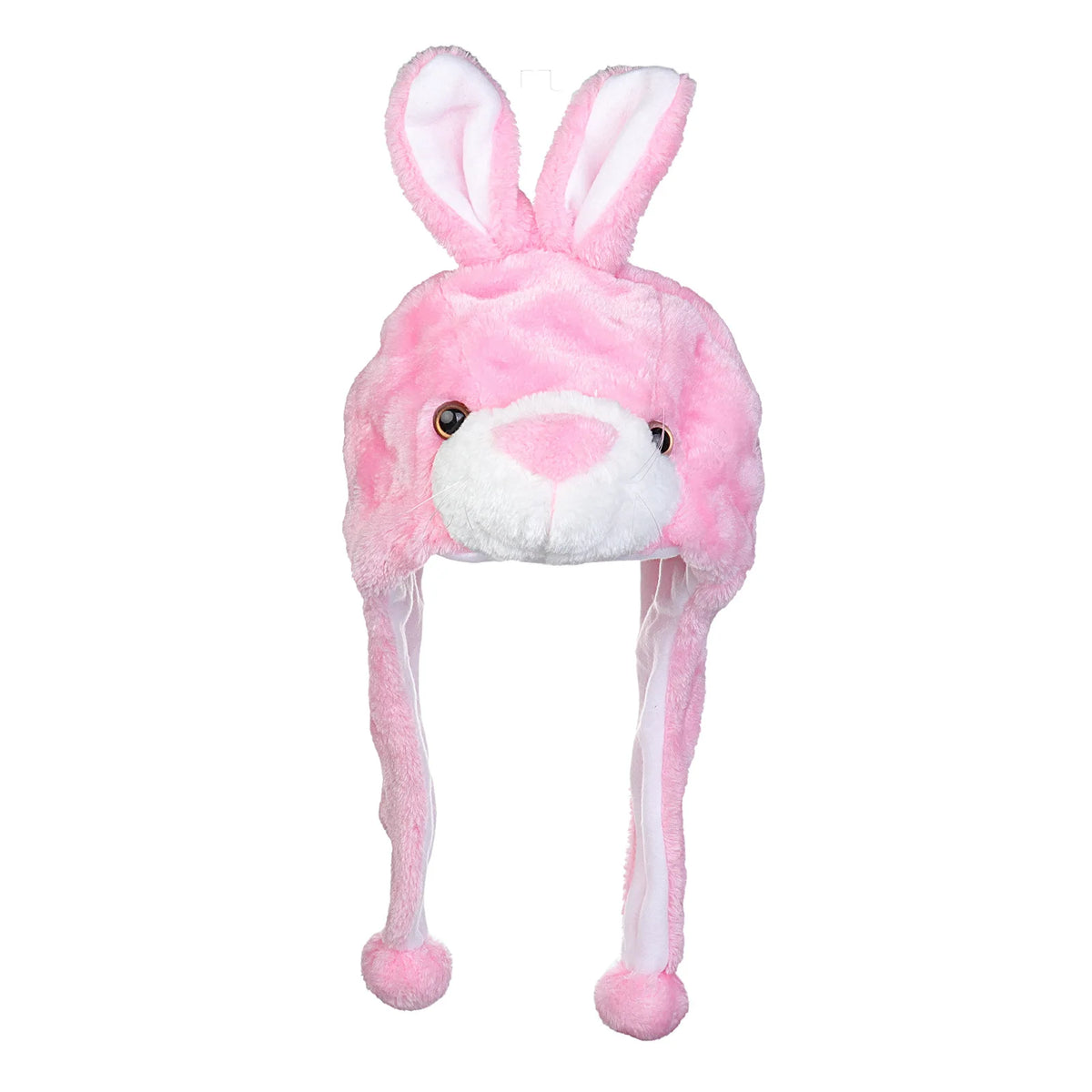 Fashionable Children's Winter Hat Plush Tiger Head Design Scarf Neck Protection Halloween Performance Cap Kids Warm Cozy Hat