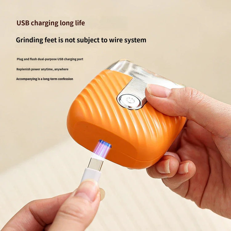 New Electric Foot Grinder Fully Automatic Rechargeable Compact Foot Care Tool for Removing Calluses And Dead Skin