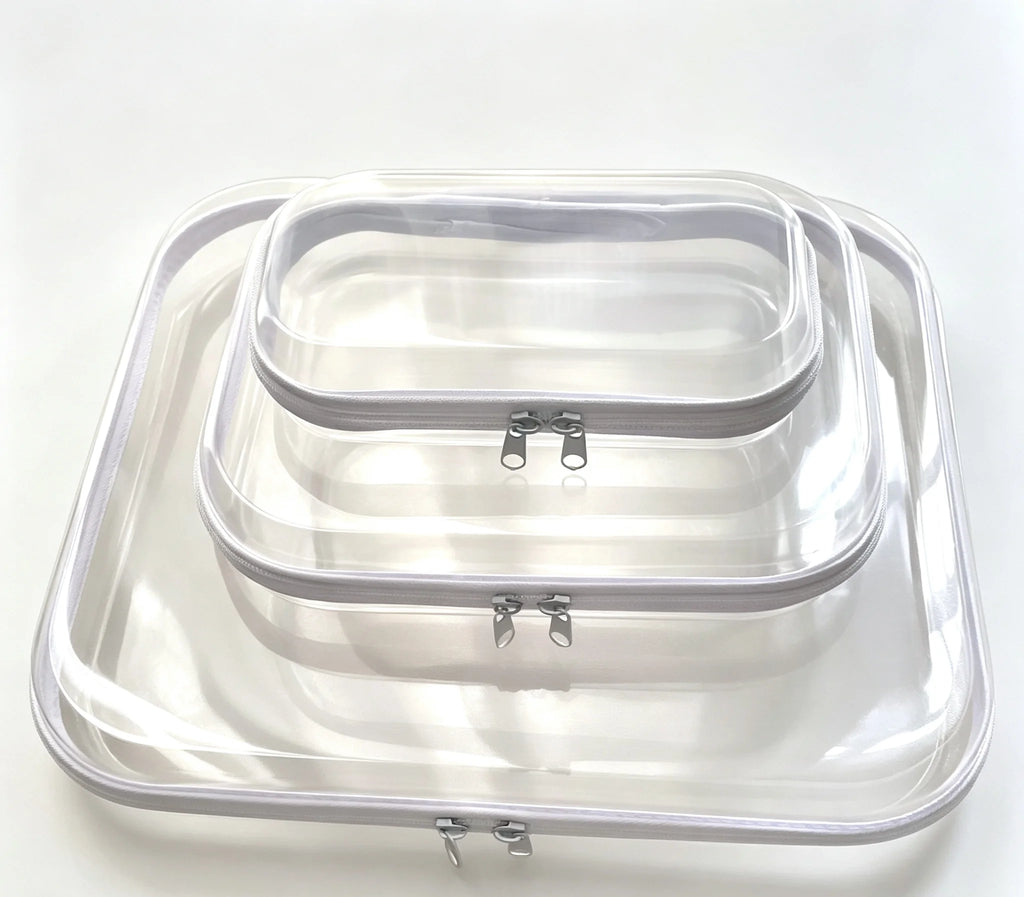 1pc Solid Color Compact Storage Box