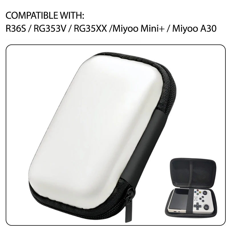 2026 R36S BAG Portable Game Retro Game Console Storage Bag Protective Zipper Carry Bag Eva Hard Handbag For R36S RG353V/ RG35XX