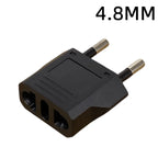 1-50pcs EU Euro KR Plug Adapter US to EU Plug Adapter Travel KR EU Adapter Electric EU KR Plug Converter Power Sockets AC Outlet