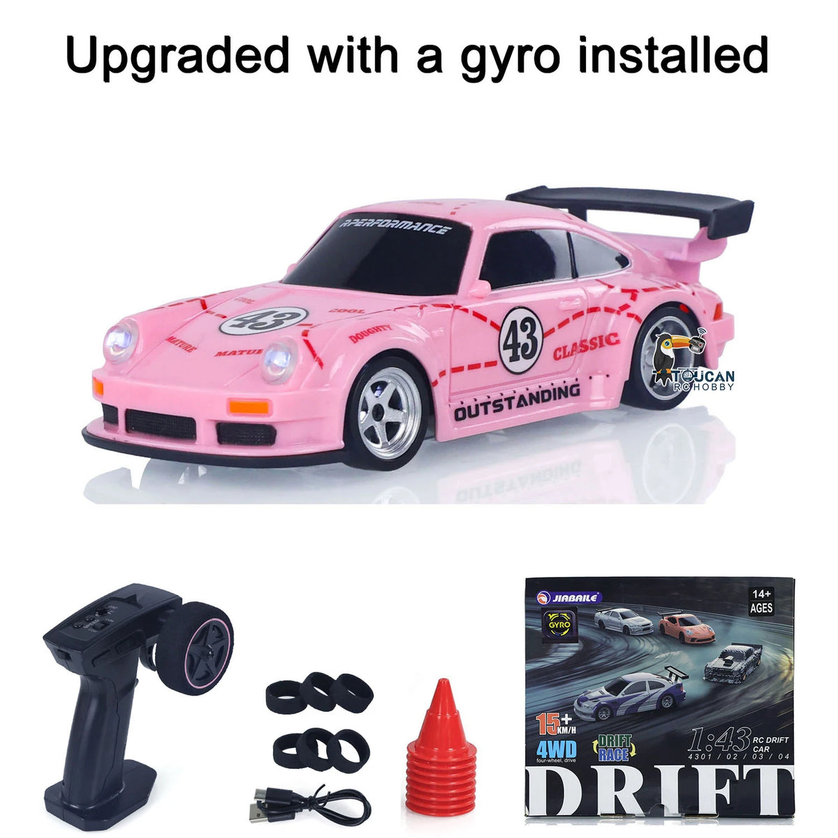 SALE 4WD RTR 1/43 RC Speed Car Four-wheel Drive Radio Control 2.4g Mini Racing Drifting Car Toys High Speed Model Gift Hobby