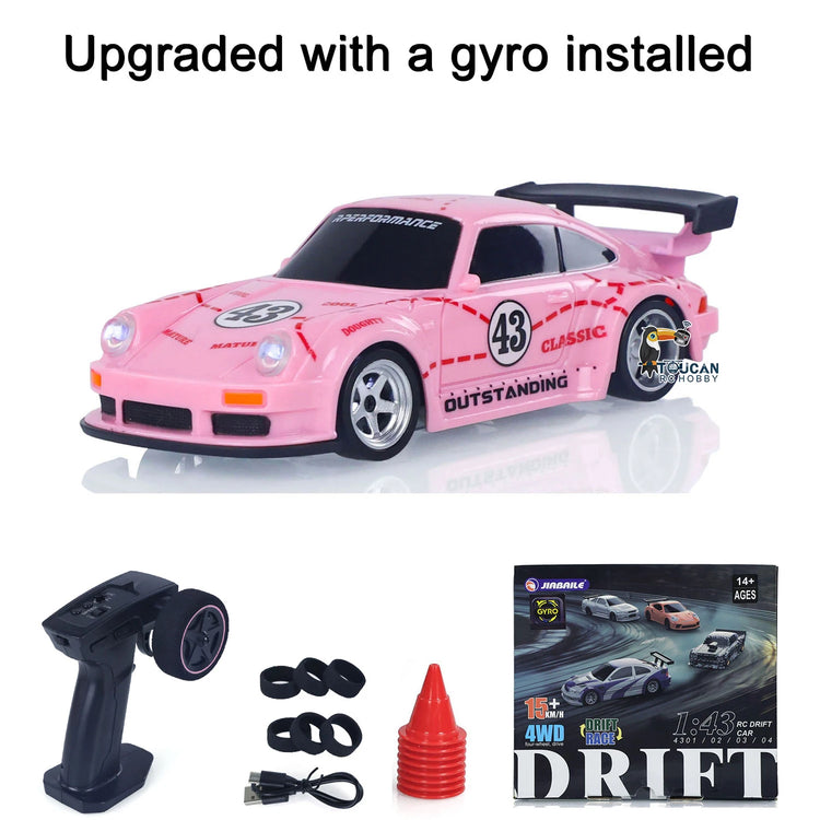 SALE 4WD RTR 1/43 RC Speed Car Four-wheel Drive Radio Control 2.4g Mini Racing Drifting Car Toys High Speed Model Gift Hobby