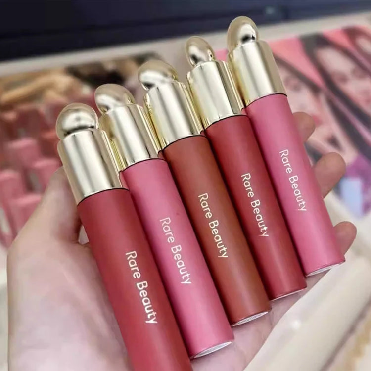 New Rare Beauty 4 Color Butter Lip Balm Lasting Moisturize Plumping Lip Gloss Easygoing Loved Uplifting Friendly Makeup Cosmetic