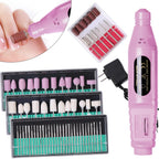 Electric Nail Drill Machine Set Pedicure Grinding Equipment Mill For Manicure Professional Strong Nail Polishing Tool