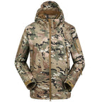 Tactics Jackets Men Outdoors Hunting Clothes Windproof Waterproof Coats Mens Camouflage Male Soft Shell Outdoor Fleece Jacket