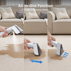 Lubluelu V8 Instant Heated Function Carpet Cleaner Machine 15Kpa Powerful Suction Hot Water Upgrade Portable Carpet Cleaning Machines for Pet Stains with Cleaning Tools & Self-Cleaning for Car/Couch/Rug/Spot