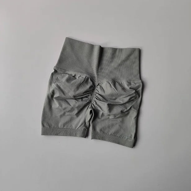 Peach Hip Lifting Sports Shorts Women High Waist and Waist Tightening Slimming Running Hip Speed Drying Three Point Tight Pants