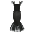 New Skeleton Little Mermaid Halloween Horror Costume Ariel Princess Costume Kids Birthday Party Prom Dress For Girls