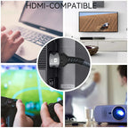 8K HDMI-Compatible Cable 4K@120Hz 8K@60Hz HDMI 2.1 Cable 48Gbps Adapter For RTX 3080 EARC HDR Video Cable PC Laptop TV Box PS5