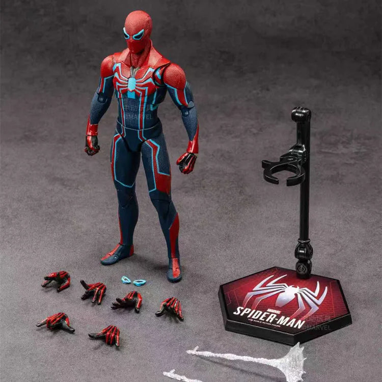 ZD TOY SpiderMan Series PS4 Game Spiderman SpiderMan Anti-OCK suit SpiderMan Velocity suit SpiderMan 2099 suit Miles Morales