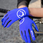 Touch screen long all finger gel sports bicycle gloves MTB road bike riding racing men's and women's bicycle gloves