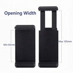 KVANNO Universal Phone Tripod Mount 1/4'' Screw Holder Clip Adapter For Phone Video Recording Vlog Photography Stand Accessories