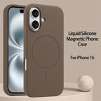Original Liquid Silicone For Magsafe Case For iPhone 18 Pro 17 16 15 14 13 12 11 Pro Max Magnetic Wireless Charging Soft Cover