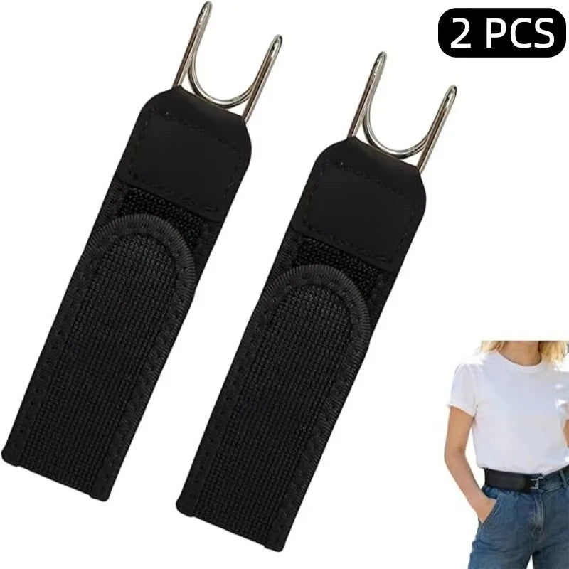 1pc Tactical Hook Elastic Waistband, Buckle Free Invisible Waist Closure,  EDC Buckle, Suitable for Hunting, Fishing, Camping