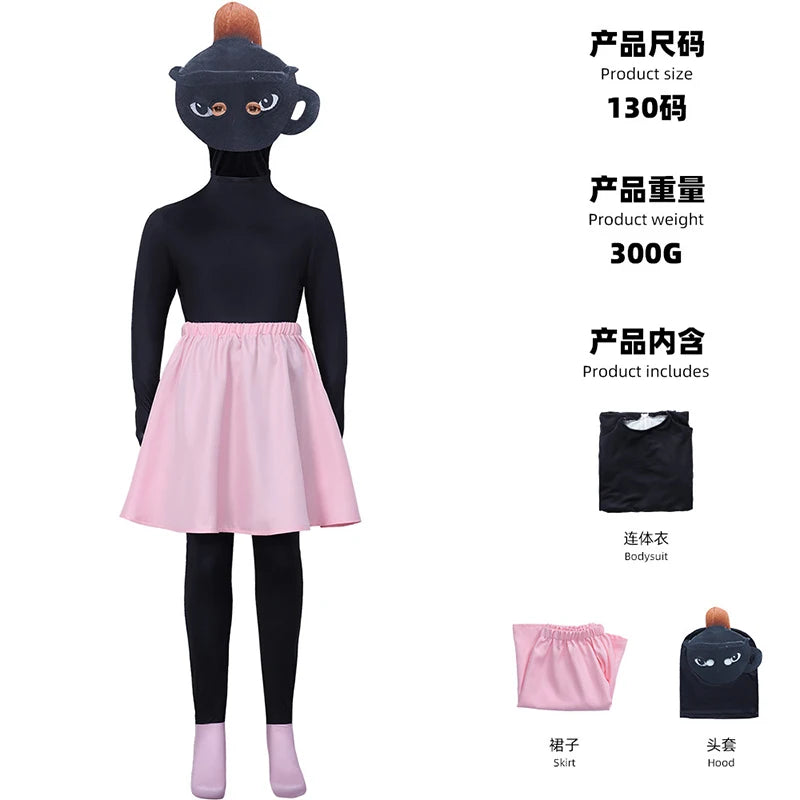 Ai Italian Brainrot Tung Tung Tung Sahur Cosplay Costume Anime Tralalero Tralala Sahur Jumpsuit Party Halloween Mask Bodysuit