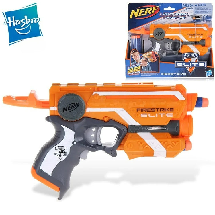 Hasbro Nerf Elite Firestrike Outdoor Game Role Play Nerf Gun light beam targeting Toy for Kids Birthday Christmas Gift A0709