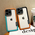 Shockproof Soft Silicone Frame Phone Case for iPhone 18 17 Pro Max 13 14 15 16 NoBack Heat Dissipation Protection Bumper Cover