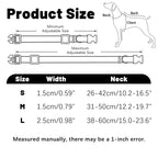 DC001-dog collars and pet neckbands, suitable for small, medium, and large dogs, perfect for outdoor use, anti-lost.