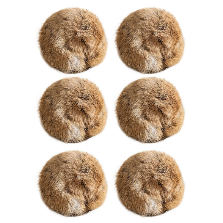 1/2/3/6pcs Rabbit Fur Ball Interactive Cat Toy Pet Product Containing Catnip Toy Ball Chasing Plush Toy Ball Cat Accessories 8cm