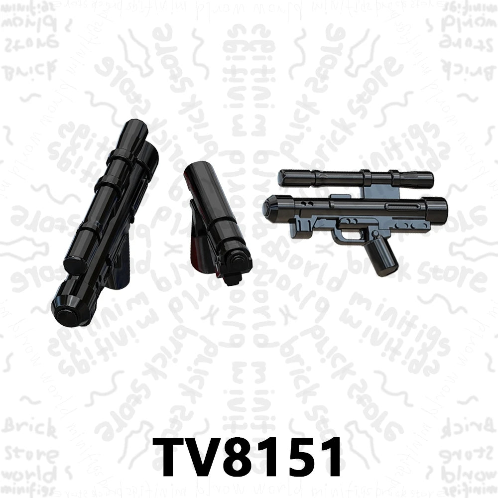 TV6117 TV6118 TV6119 Space War Action Figure Accessories Building Blocks Gift Toys For Children Adult Brick TV6116 TV6115 TV6114