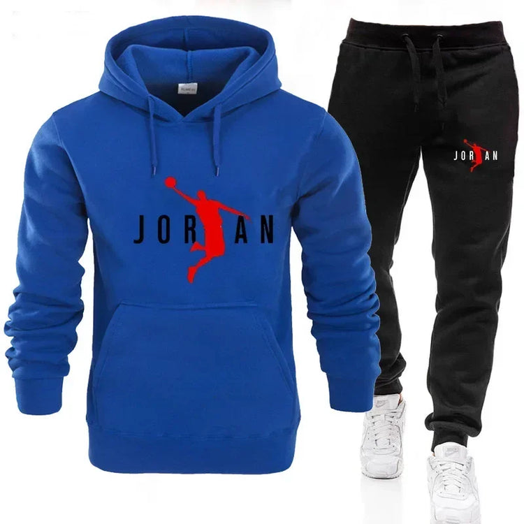 2025 Fall Winter Men's Tracksuit Hoodie Pants 2Pcs Sets Suit Leisure Sweatshirts Sweatpants Fashion Trends Brand Clothing S-3XL