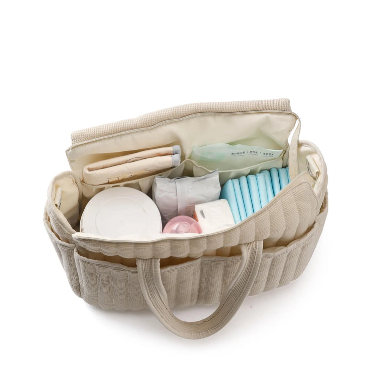 Solid Diaper Bag Fashion Waterproof Multi-functional Diaper Backpack Nursing Changing Bag for Baby Large Stylish Bag