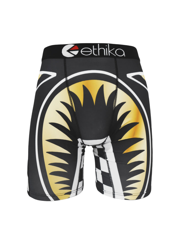 ETHIKA 1Pcs Men Underwear Boxers Breathable Mesh Crotch Man Underpants Plus Size L-3XL Mens Panties Printed Men's Boxers Briefs