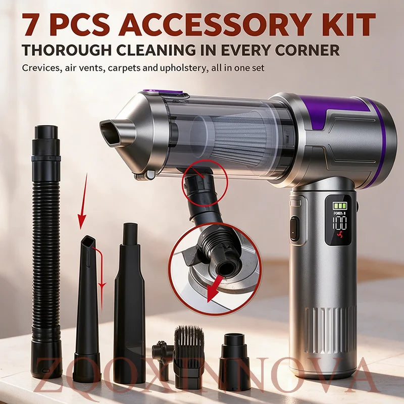100,000Pa Cordless Vacuum Cleaner Car Washing High Power Robot Vertical Cleaning Machine Home Automotive Home Vacuum Cleaner