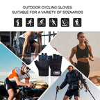 Outdoor Sport Gloves for Men Women Wrist Guard Fitness Gym Cycling Hiking Boxing Exercise Training Workout Long Wrist Fingerless