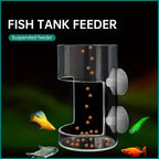 Non-Slip Aquarium Feeder Ring - Essential Fish Feeding Supplies, Floating Food Feeder Square/Round for Fish Tank