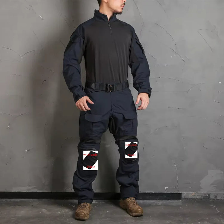 Tactical E3  Uniform Sets NEW Mens Camouflage Suits Outdoor Hunting Shirt Pants Tops Duty Cargo Trouser AOR1