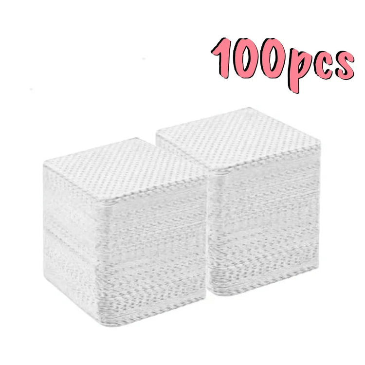 20/600pcs Lint-Free Nail Wipes Gel Cleansing Tissues Aluminum-Free Nail Polish Remover Pads for NaiArt Beauty Cleaning Care Tool