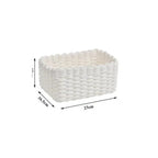 1/3pcs Handmade Straw Woven Soft Round Paper Rope Storage Basket for Organizing Decorative Storage Bins Office Storage Box