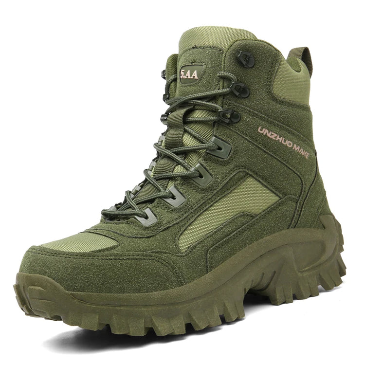 Men'sHiking Shoes Tactical Sport Shoes Male High Top Waterproof Outdoor Mountain Climbing Shoes Hunting Boots Men Outdoor Boots