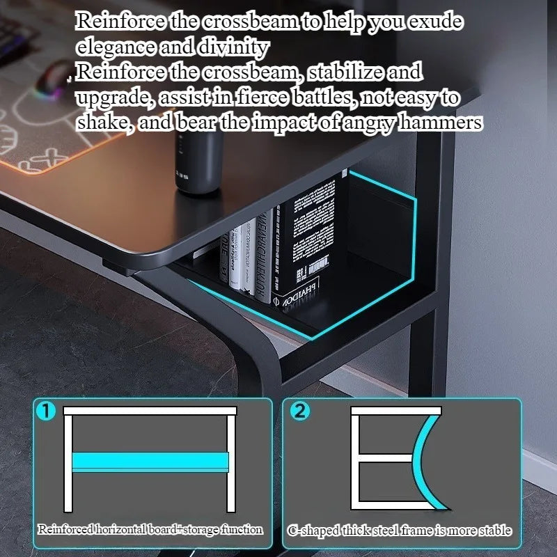 Multifunctional e-sports computer table Home game table Live table Student study table Simple modern desk