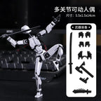 13 Action Figure Titan Multi-Jointed Movable Shapeshift Robot T13 Action Mannequin Character And Dog Figure Toys Gifts