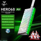 AULA HERO68 Air Magnetic Switch Wireless Gaming Mechanical Keyboard 3-Mode Hot-Swap RGB 8KHz Polling Rate 0.005mm RT Low Latency