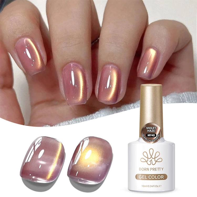 BORN PRETTY 10ml Brown Purple Black Red Cat Magnetic Gel Polish Manicure Soak Off UV Gel Nail Art Varnish Autunm Winter Nails