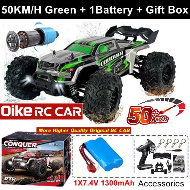Oike 4WD RC Auto 40KM/H 50KM/H 80KM/H High Speed Drift Racing Climbing Remote Control Car Truck 4X4 All Terrain Off Road Buggy