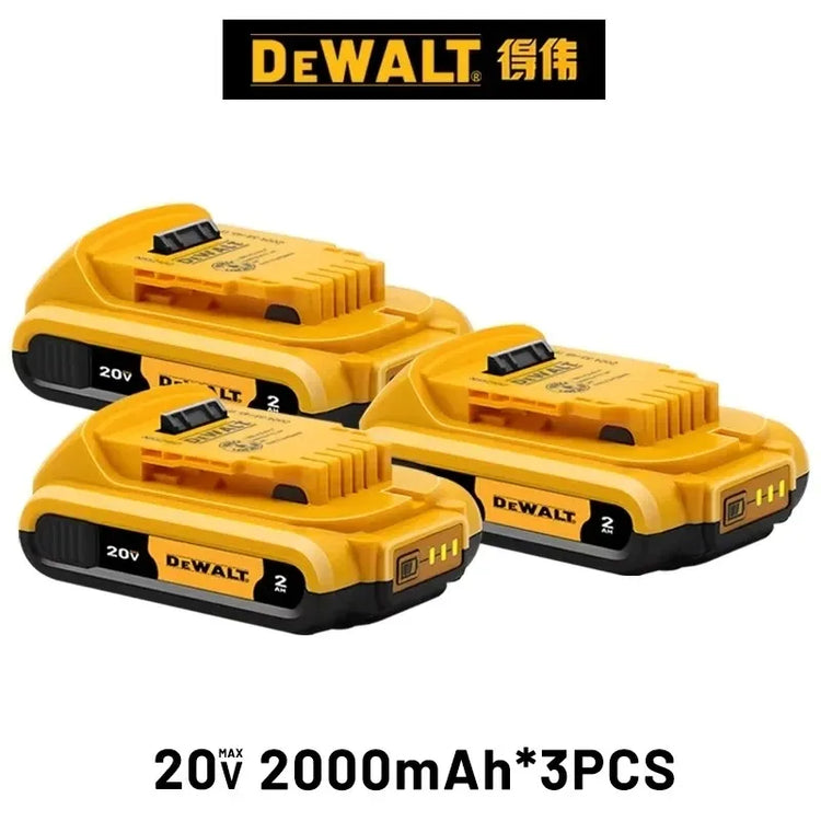 100%Original Dewalt Battery 20V 6Ah 9Ah Tool Battery DCB206 DCB205 DCB200 DCF887 DCG405 DCD791 DCF922 DCF850 DCD805 tool battery