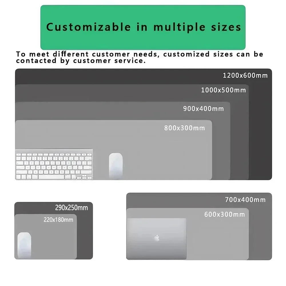 XXL Desk Mat Black And White Strata Liquid Mousepad Large Abstract Mouse Pad Gaming Deskmat With Lockedge Office Non-slip Carpet