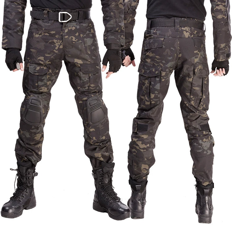 MCBK Tactical Uniform Combat Suits Milit Camouflage Suit Hunting Shirts Pants Fishing Trainning Airsoft Paintball Clothes Sets