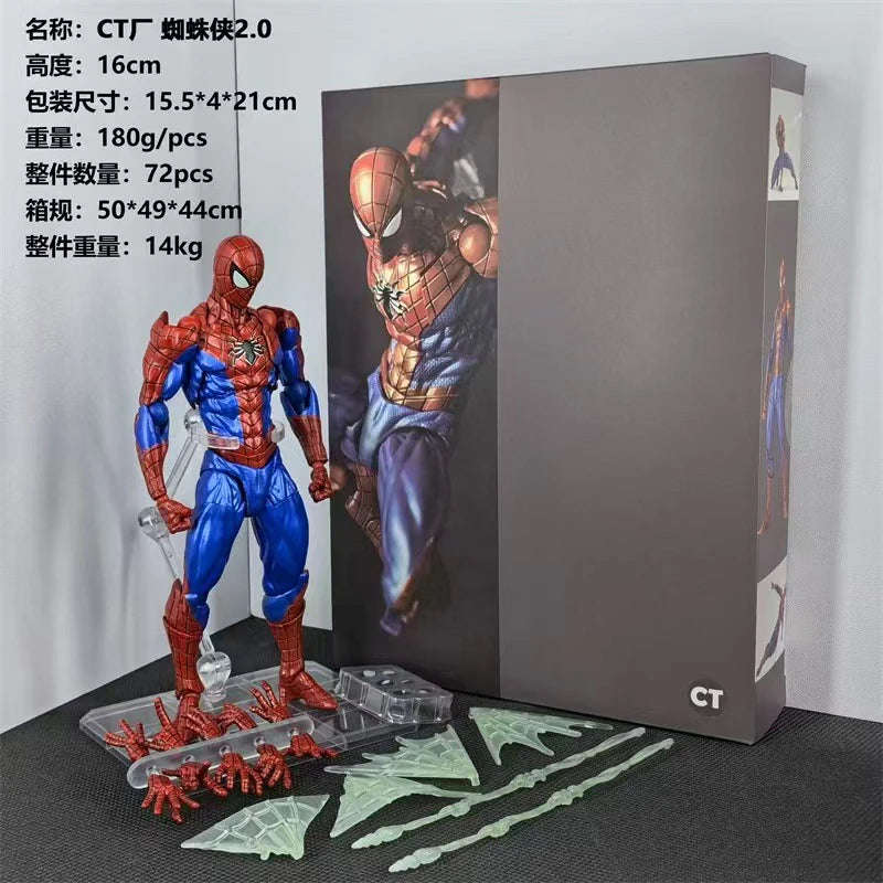 ZD Ct Factory 186 Scarlet Spider Man Amazing Spider-Man Wolverine Comic Version Action Figure Model Doll Ornament In Stock Gift
