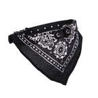 PU Cat Dog Collar with Scarf for Small Medium Dogs Chihuahua Corgi Puppy Adjustable Collars Pet Supplies Accesorios Para Perros